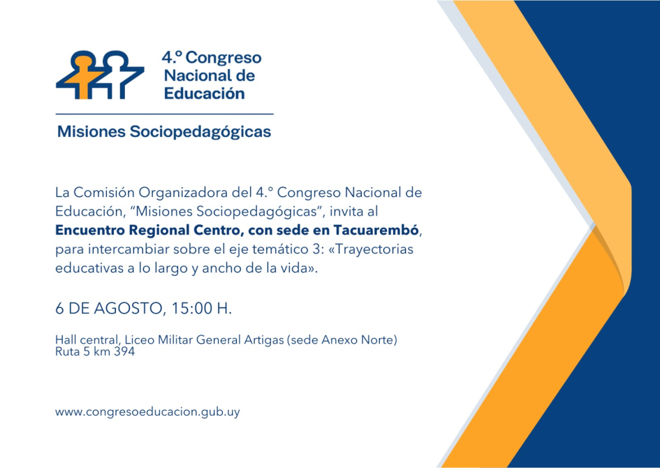 Invitación del 4º Congreso Nacional de Educación Afiche de invitación del 4º Congreso Nacional de Educación