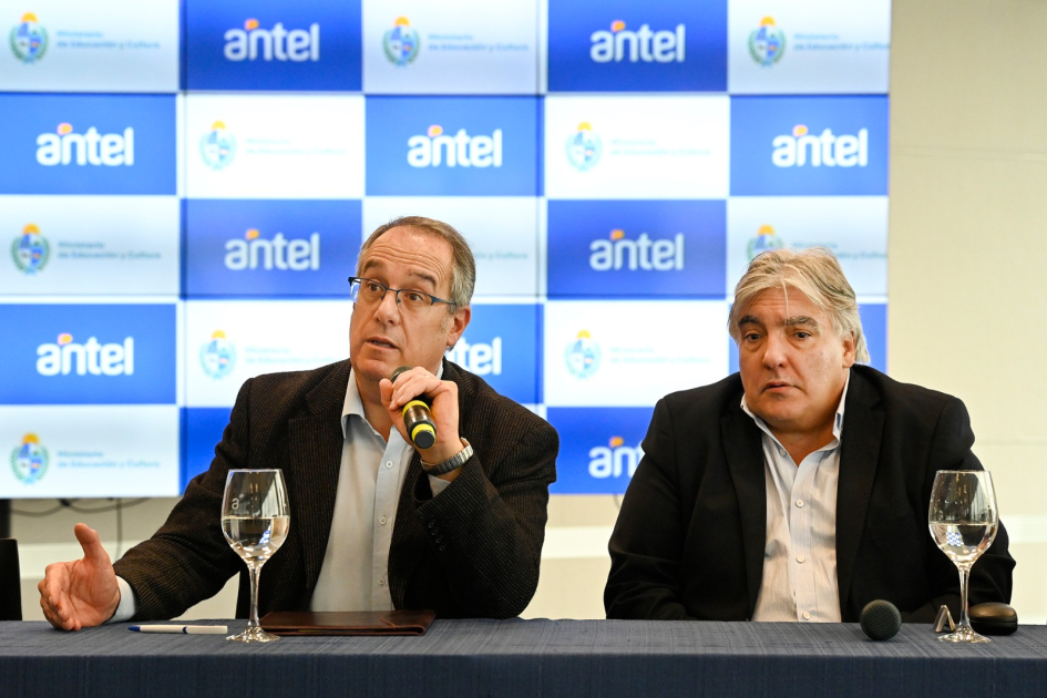 El MEC y Antel firmaron un acuerdo para impulsar acciones conjuntas en educación, cultura y transfor