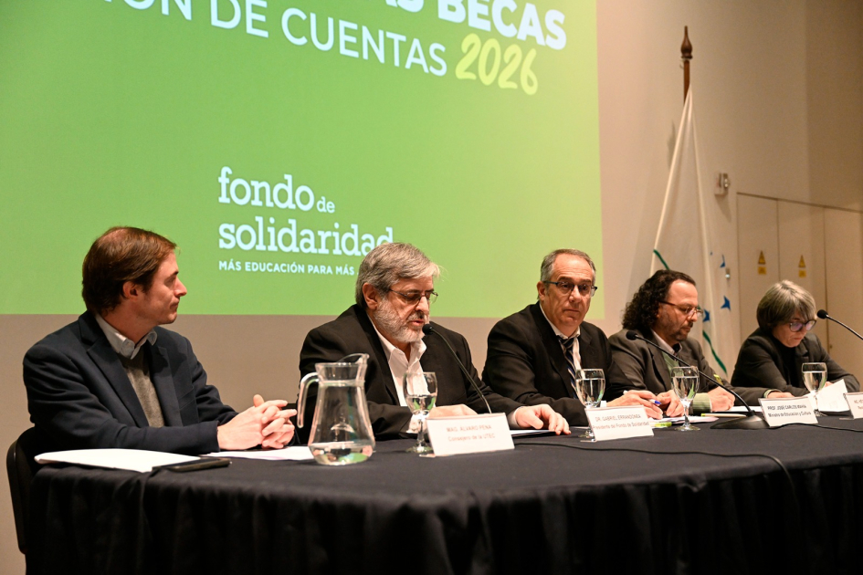 Fondo de Solidaridad presentó su Rendición de Cuentas 2026 con récord histórico de becas otorgadas