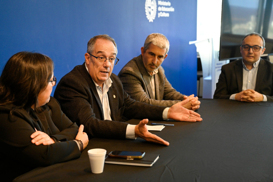 Palabras del ministro de Educación y Cultura, José Carlos Mahía Reunión de autoridades MEC - ANEP