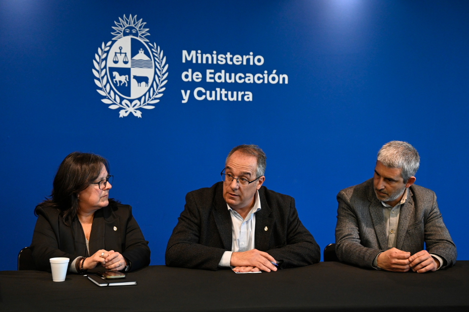 Palabras del ministro de Educación y Cultura, José Carlos Mahía Reunión de autoridades MEC - ANEP