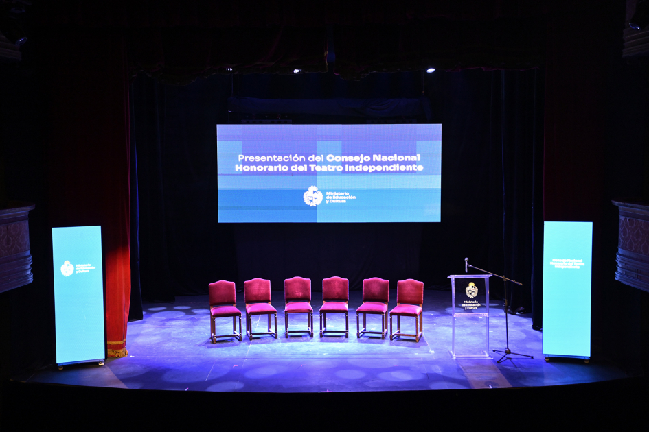 Se presentó el Consejo Nacional Honorario del Teatro Independiente