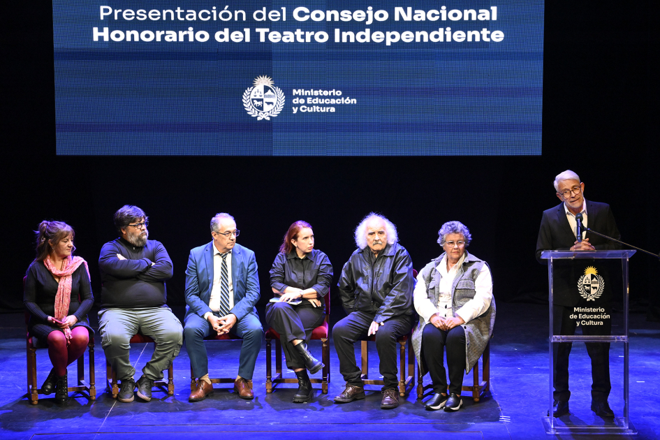Se presentó el Consejo Nacional Honorario del Teatro Independiente