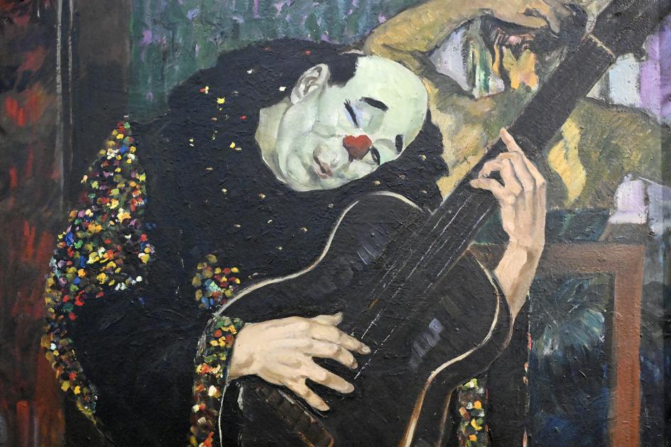 "Payaso con guitarra" de Manuel Rosé.