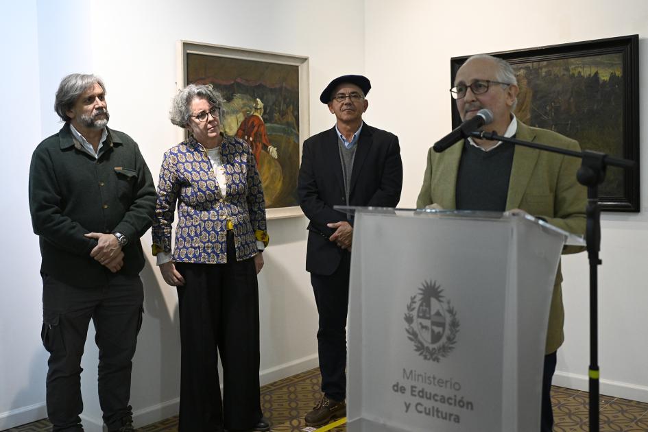 Juan Carlos Barreto, Mariana Wainstein, Fernando Echeverría y Pablo da Silveira.