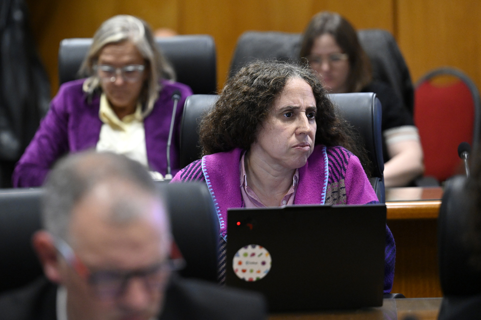 Fiorella Haim en el parlamento