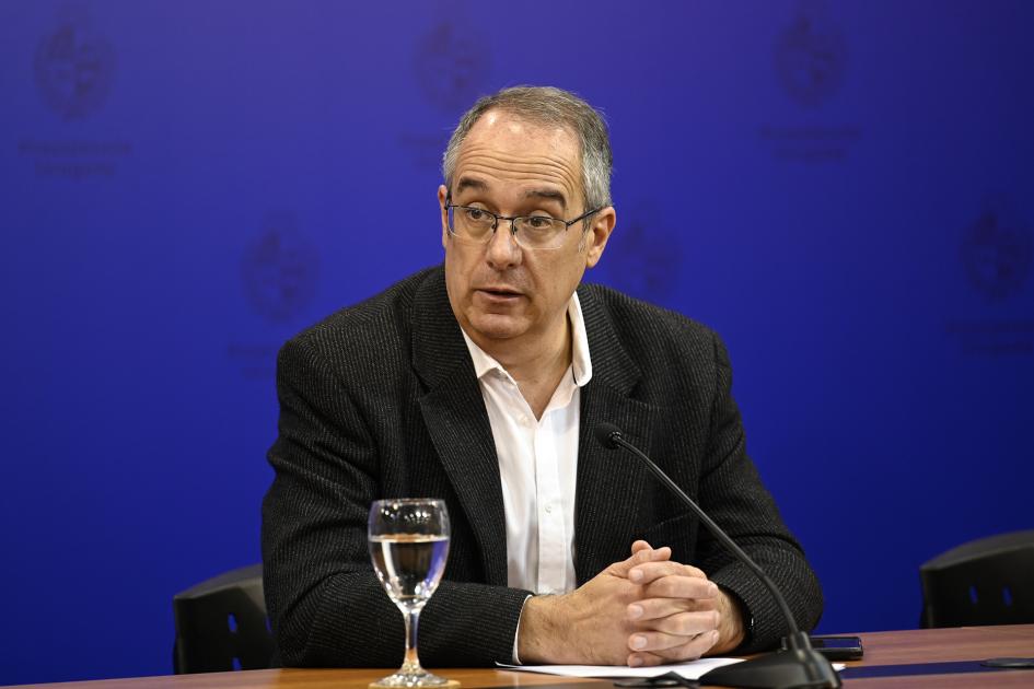 Ministro José Carlos Mahía durante la presentación del Día del Patrimonio.