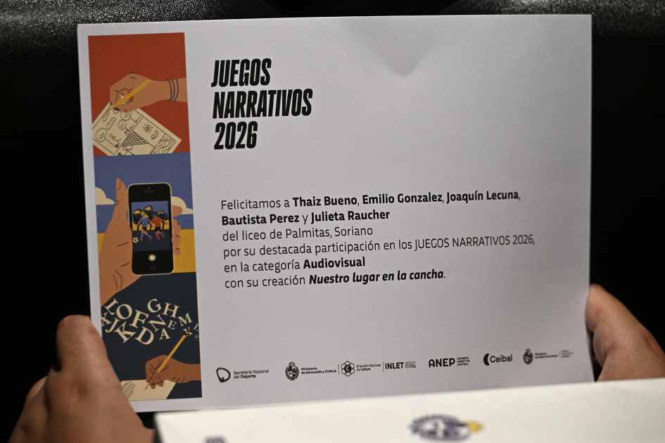 Titulo de mención de Juegos Narrativos 2026