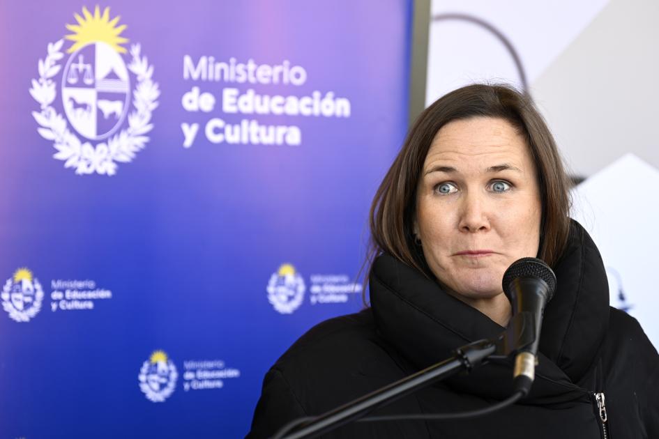 María Frick durante la nominación del nuevo CCN.