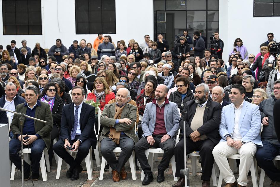 Público en el lanzamiento del Día del Patrimonio en la Fundación Tapié-Piñeyro.