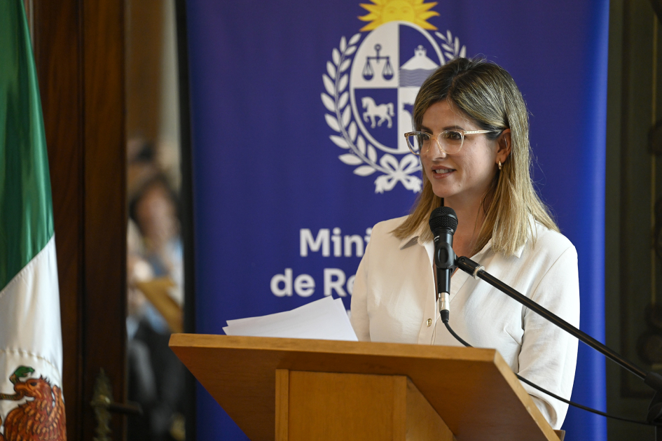 Persona hablando al público