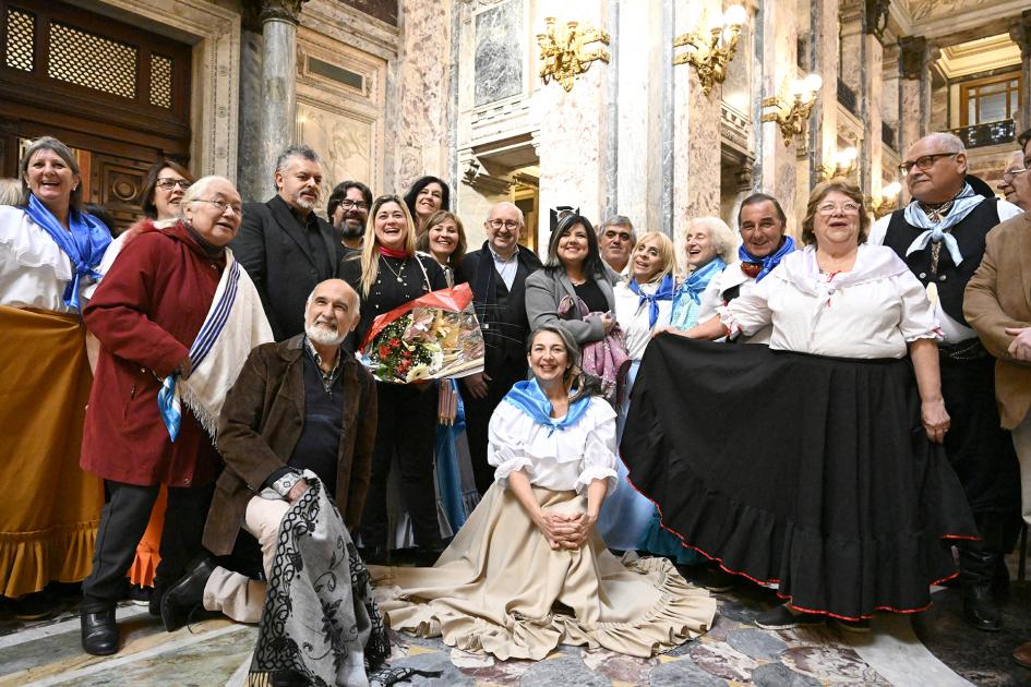 Celebración en la declaración del pericón como Patrimonio Cultural Inmaterial 