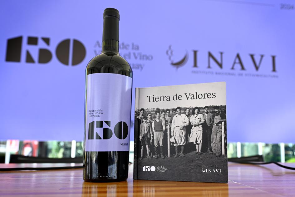 Vino conmemorativo por los 150 años de la primera viña registrada oficialmente en Uruguay.