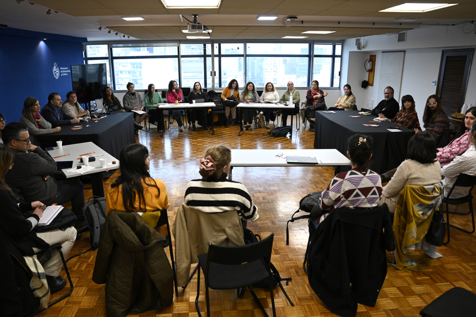 Participantes del plenario en ronda