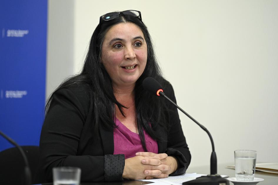 Archivóloga del AGN, Lic. Rosana Delgado