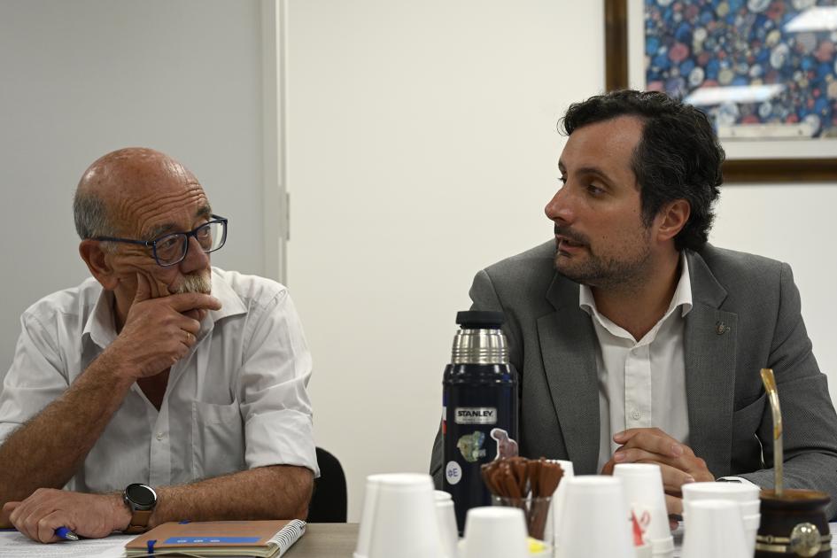  Rodolfo Silveira y Baroni durante la sesión de la Comisión Coordinadora de la Educación Pública.