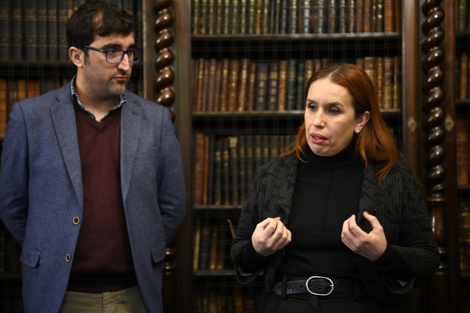 Directora Nacional de Cultura y director del Museo Histórico Nacional