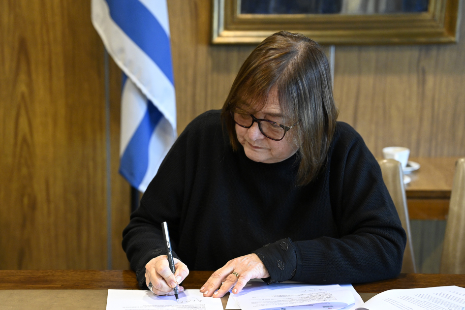 Firma de convenio 