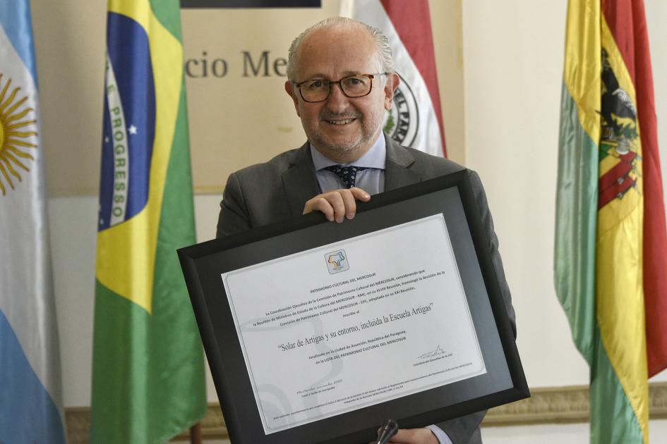 Declaración del Solar de Artigas como Bien Patrimonial del Mercosur.