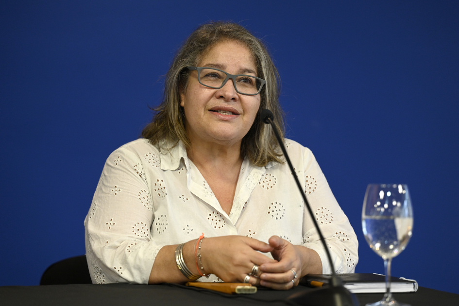 Presidenta del IIBCE, Silvia Olivera.