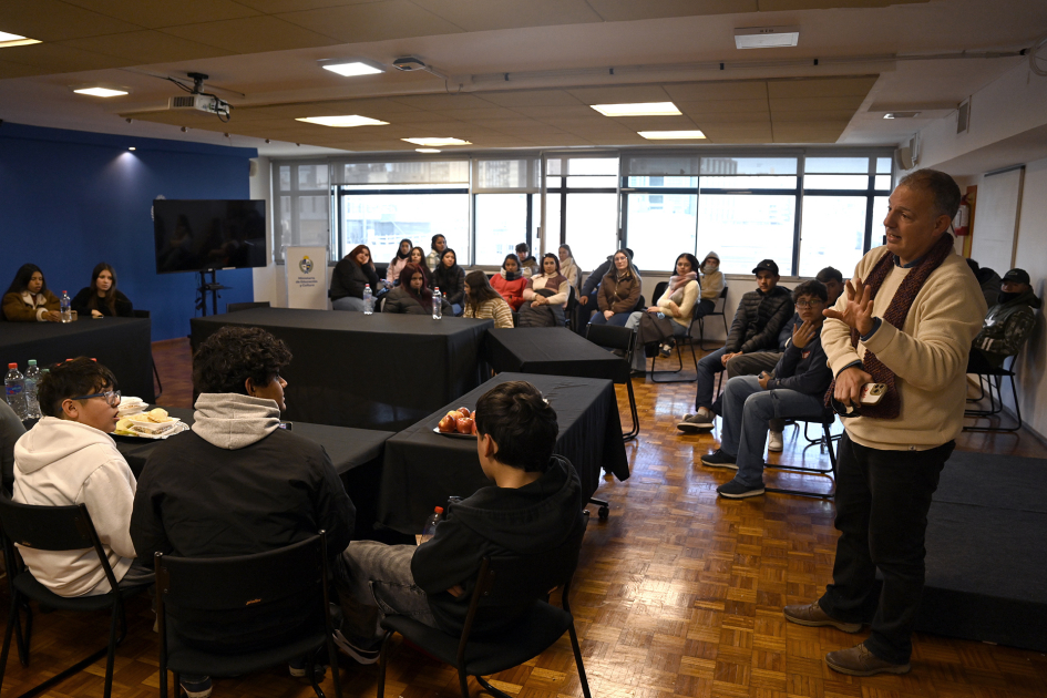 Plano general de la sala de actos del MEC