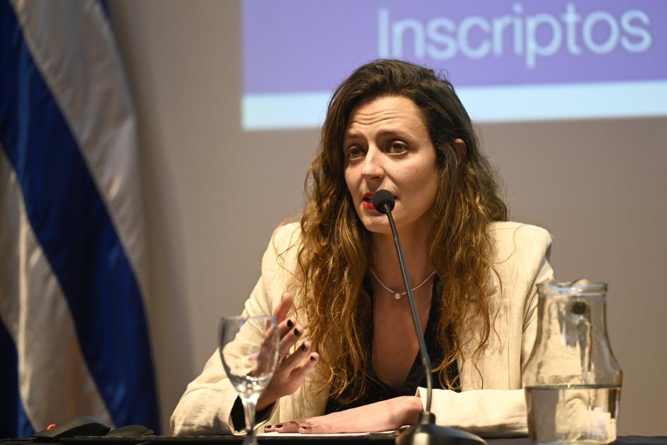 Romina Parodi en su alocución