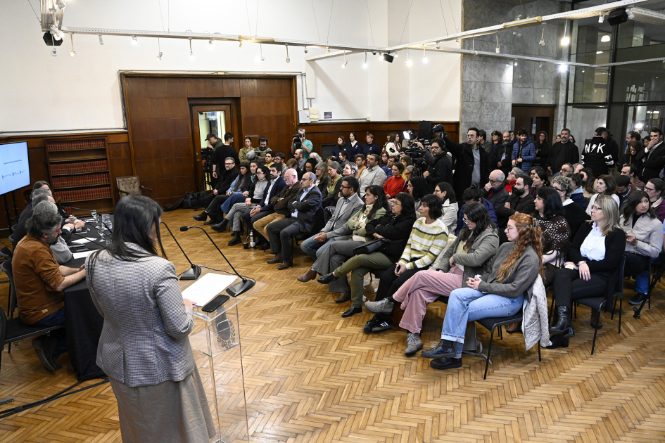 Conferencia de prensa.