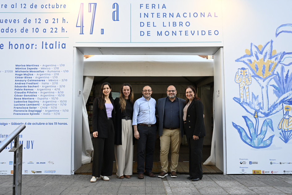 Representantes brasileños visitaron Uruguay en el marco de la Feria Internacional del Libro de Monte