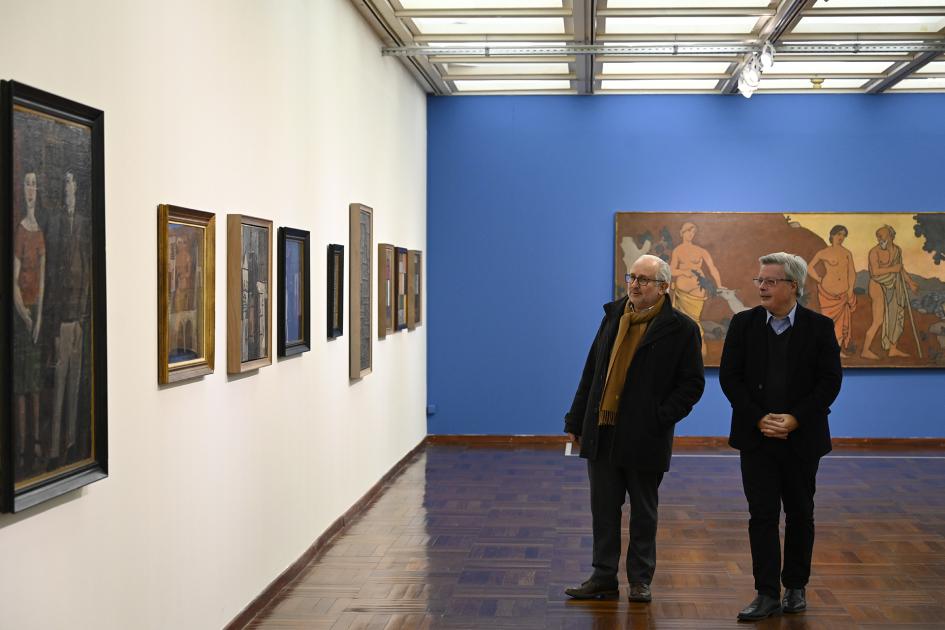 Exposición Torres García en el MNAV.