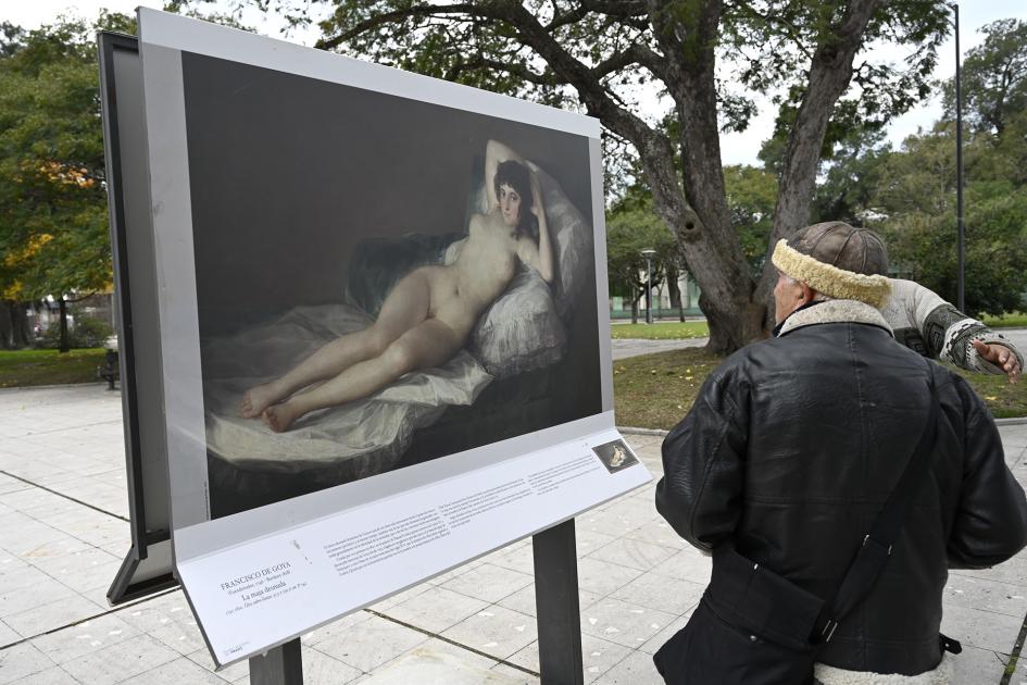 Obra de "El Prado en las calles" en exposición.