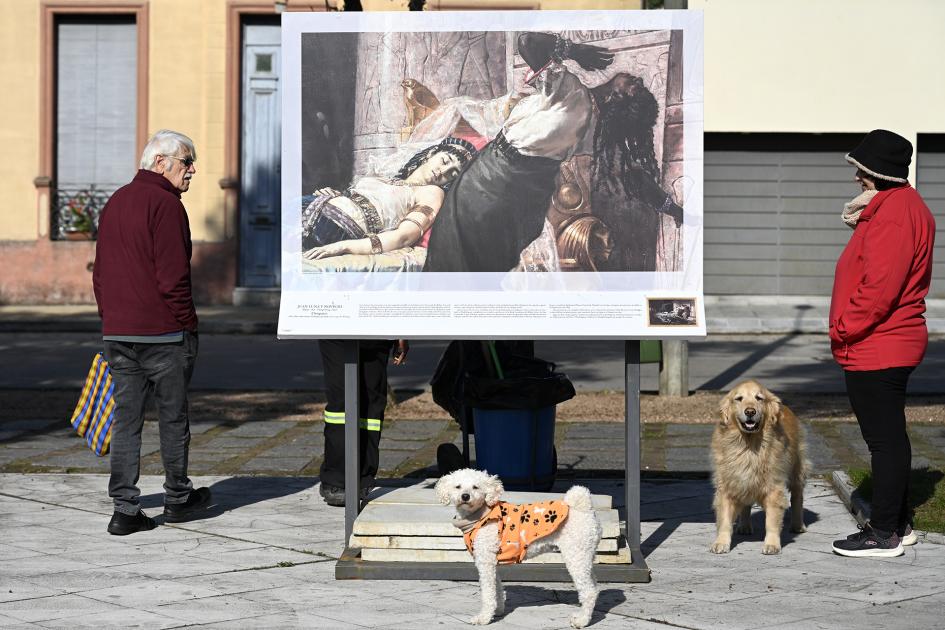 Obra de "El Prado en las calles" en exposición.
