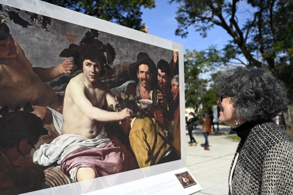 Obra de "El Prado en las calles" en exposición.
