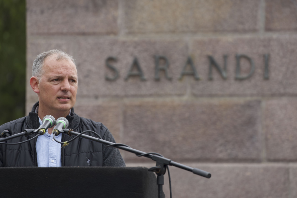 Director nacional de Educación, Gabriel Quirici, en la conmemoración de la batalla de Sarandí Director nacional de Educación, Gabriel Quirici, en la conmemoración de la batalla de Sarandí