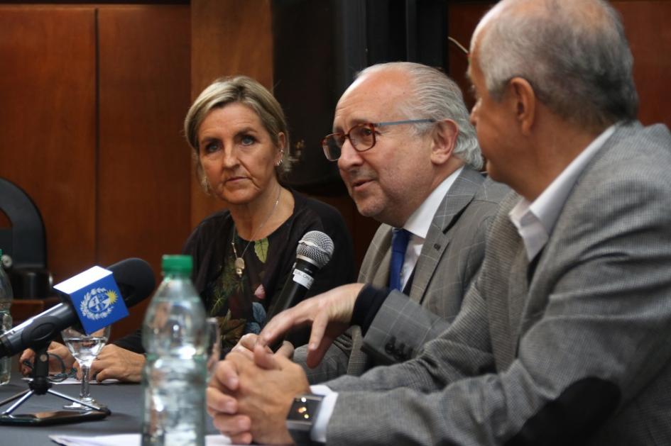 Cecilia Scorza, Pablo da Silveira y Gustavo Riestra