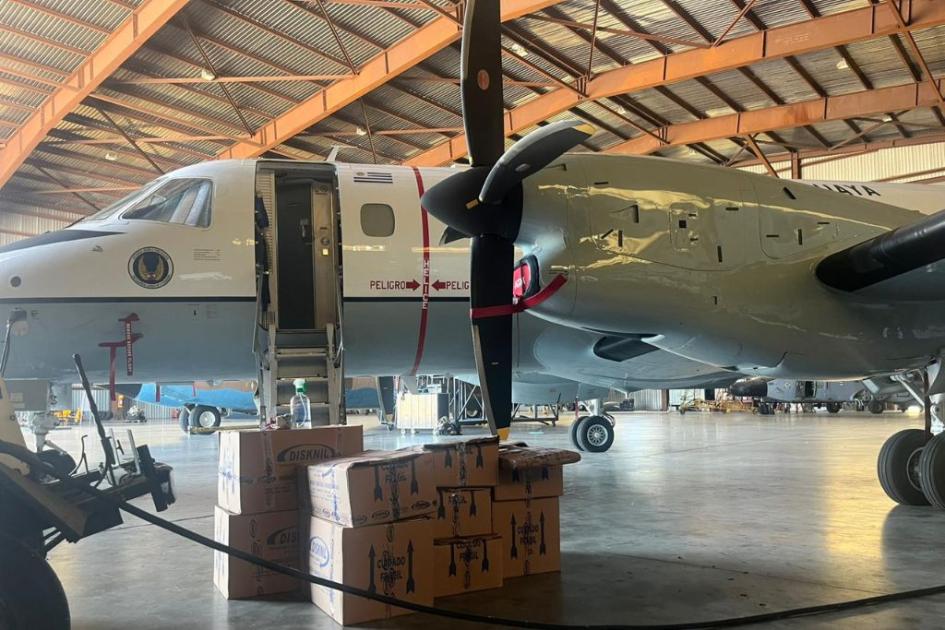 Estos materiales arribaron vía aérea desde Brasil y fueron trasladados directamente a la BNU. Estos materiales arribaron vía aérea desde Brasil y fueron trasladados directamente a la BNU.