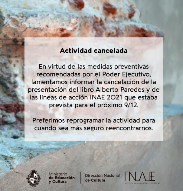 Cancelación de actividad Cancelación de actividad