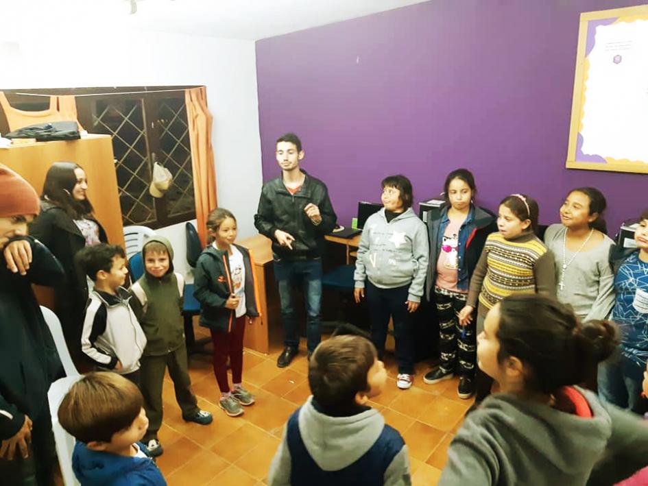 Participantes del Taller de canto Participantes en taller