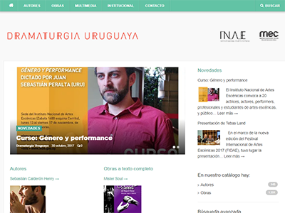 Captura web de dramaturgia Captura web de dramaturgia
