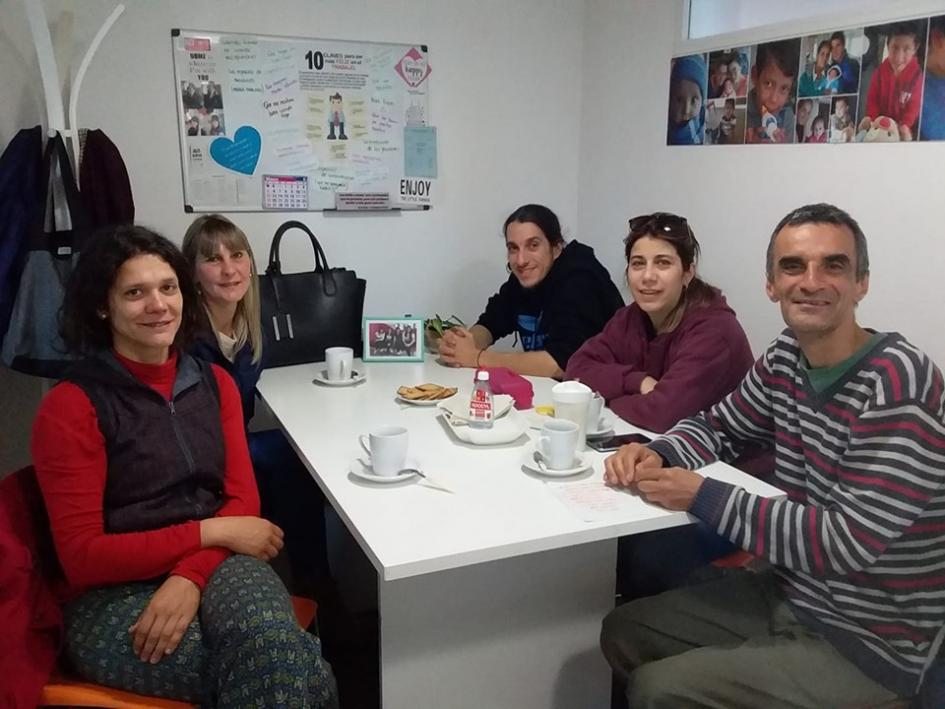 Coordinadores de Centros MEC Tacuarembó e integrantes de la casa Ronald McDonald Personas en reunión