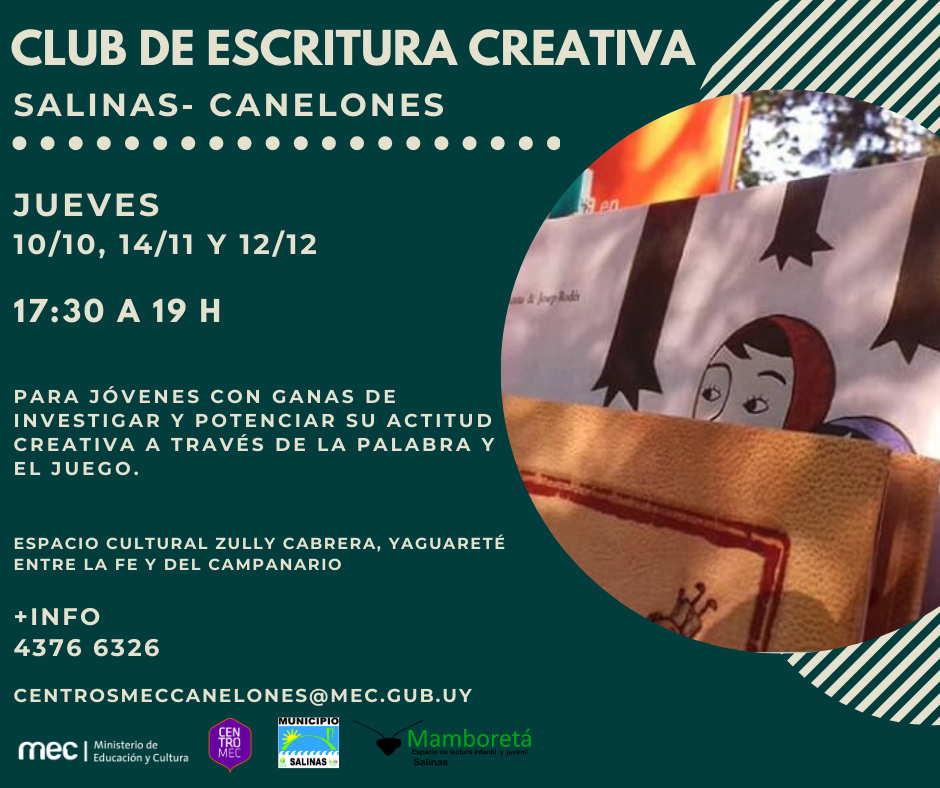 Club de escritura creativa Placa de taller