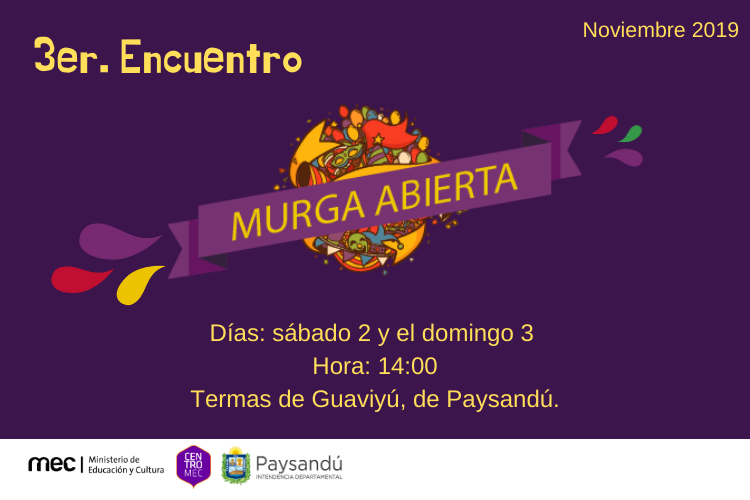 Tercer encuentro de murga abierta Placa