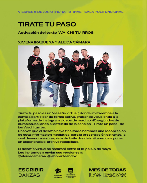 Escribir danzas propone encuentros y experiencias colectivas en el Mes de Todas las Danzas Escribir danzas propone encuentros y experiencias colectivas en el Mes de Todas las Danzas