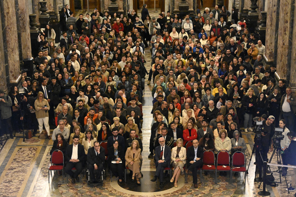 Cierre del Día del Patrimonio en el Palacio Legislativo.