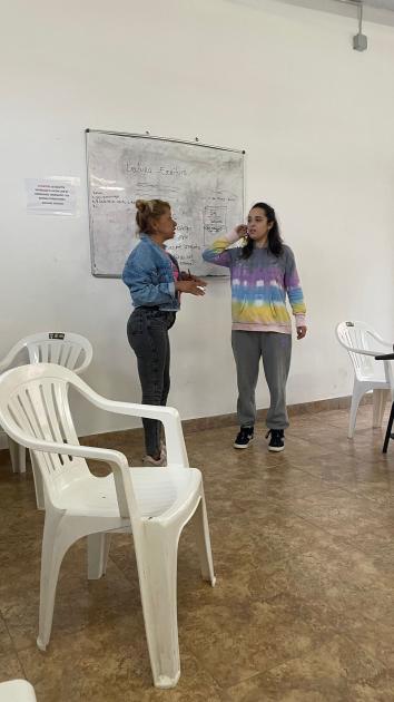 Plan Nacional de Educación en Cárceles Educadoras brindando un taller