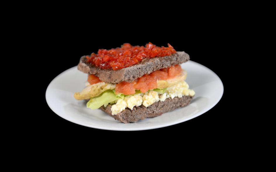 Sandwich Foto de un sandwich