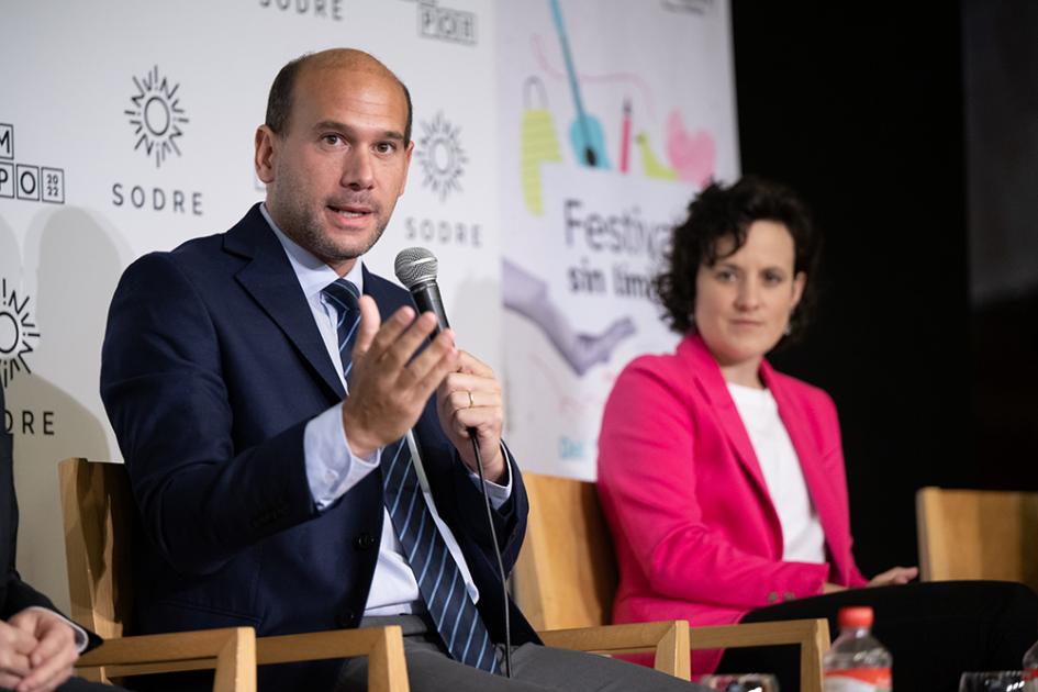 Martín Lema, ministro de Desarrollo Social dijo que el festival permite salir de la teoría y predicar acciones concretas Ministro de Desarrollo Social, Martín Lema
