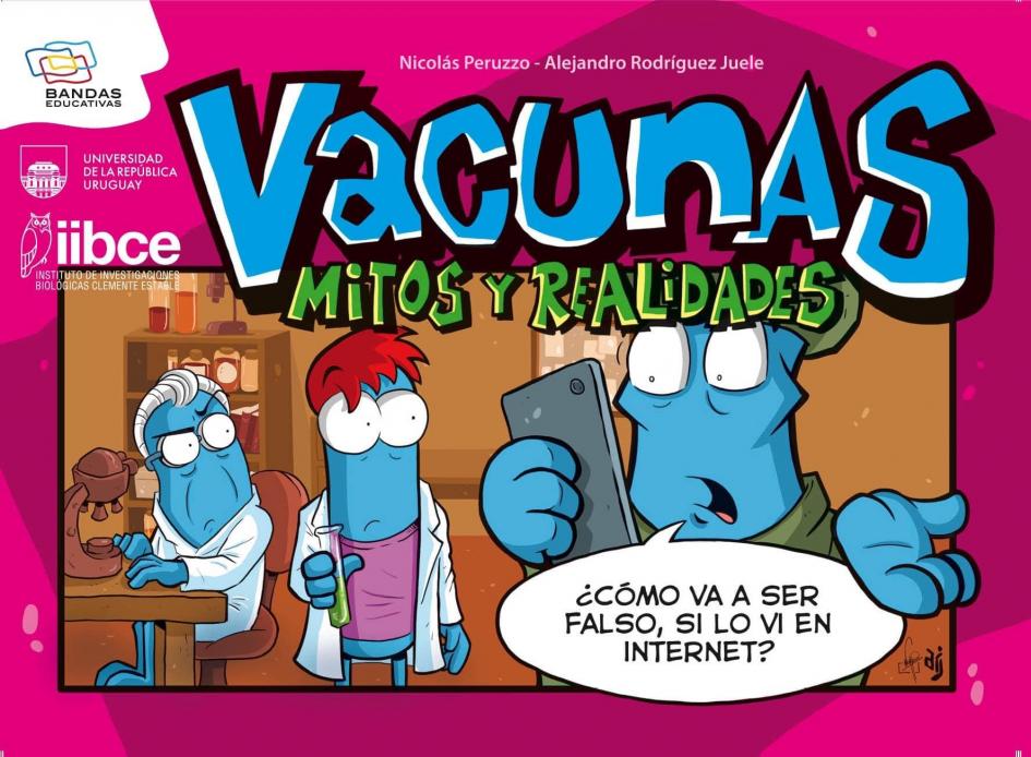 Tapa del cómic Vacunas: Mitos y realidades