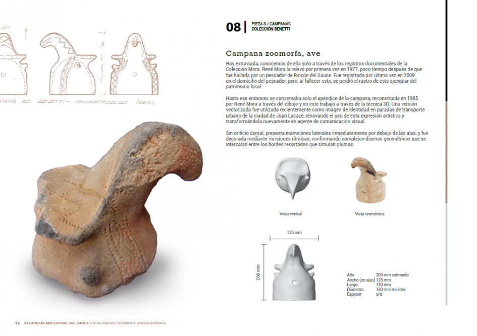Imagen 8 del catálogo, campana zoomorfa, ave