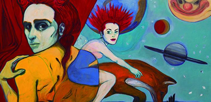 Los artificios de Urano. Acrílico sobre tela, 155 x 200 cm. 2011