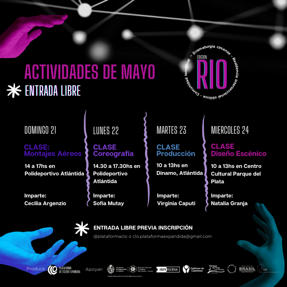 Clases abiertas de Artes Escénicas en Canelones Clases abiertas de Artes Escénicas en Canelones